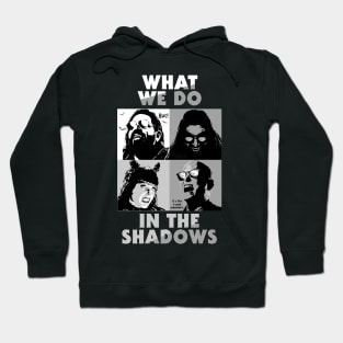 Black And White what we do in the shadows Hoodie